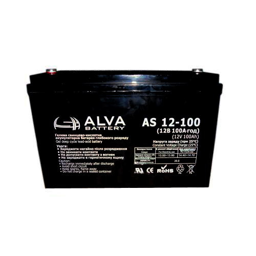 Аккумуляторная батарея ALVA AS12-100 - фото 1