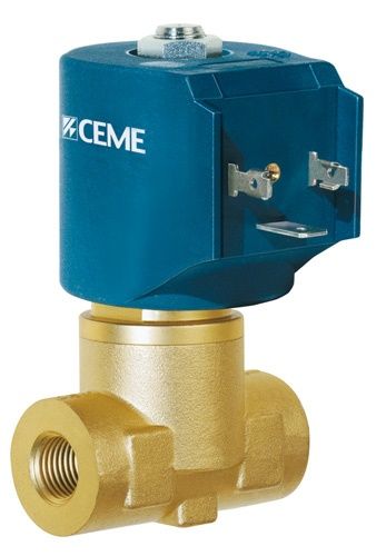 Электромагнитный клапан Ceme 8334 1/2` NBR 230V 50Hz НЗ - фото 1