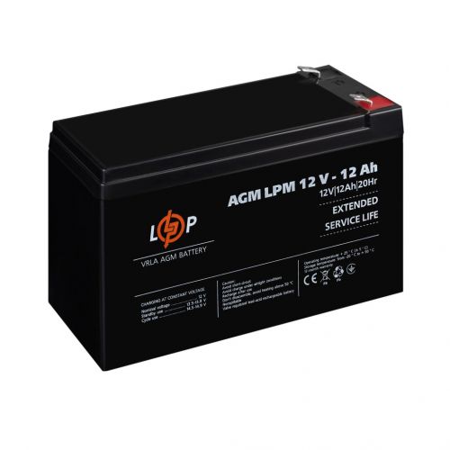 Аккумуляторная батарея LogicPower LPM 12V 12Ah - фото 2