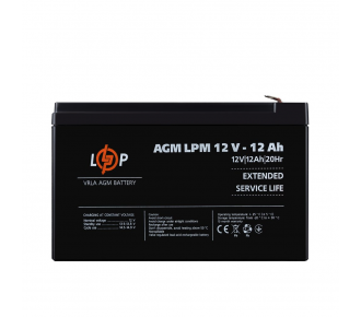 Акумуляторна батарея LogicPower LPM 12V 12Ah