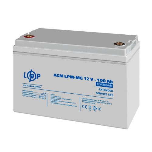 Аккумуляторная батарея  LogicPower LPM-MG 12V 100AH - фото 3