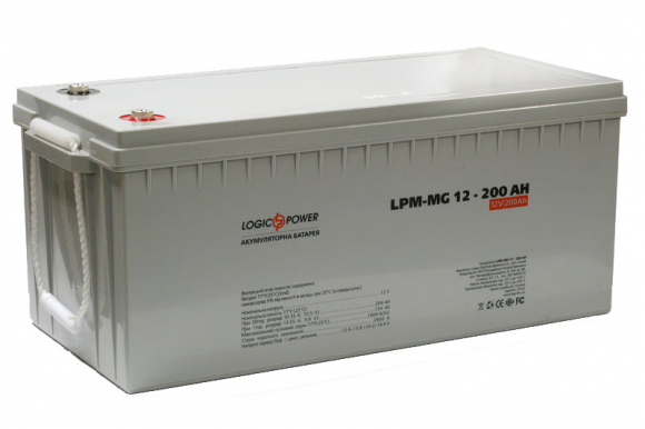 Акумуляторна батарея LogicPower LPM-MG 12V 200AH (old) - фото 1