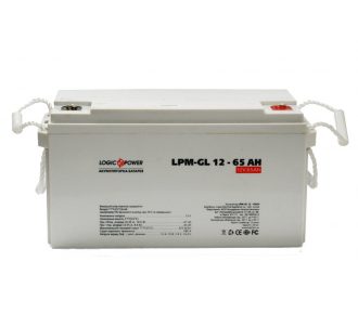Аккумуляторная батарея  LogicPower LPM-GL 12V 65AH