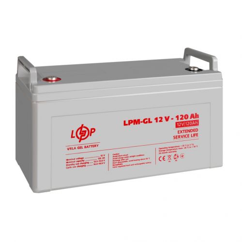 Аккумуляторная батарея  LogicPower LPM-GL 12V 120AH - фото 5