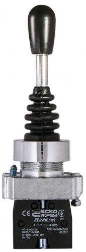 Кнопка манипулятор АсКо XB2-D2PA12 с фиксацией 1р+1з (A0140010048) - фото 1