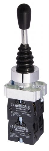 Кнопка манипулятор АсКо XB2-D2PA14 с фиксацией 2р+2з (A0140010050) - фото 4