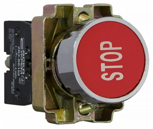 Кнопка &quot;Стоп&quot; АсКо XB2-BA4342 (A0140010066) - фото 4