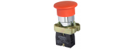 Кнопка &quot;Стоп&quot; АсКо XB2-BC42 (грибок) (A0140010031) - фото 1