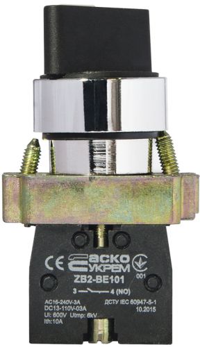 Кнопка поворотная АсКо XB2-BD41(Стандартная ручка) (A0140010076) - фото 5