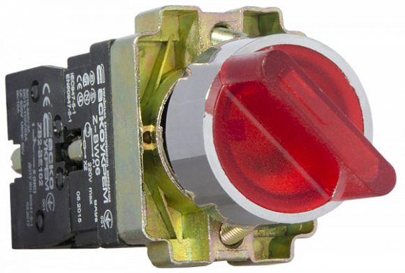 Кнопка поворотная АсКо XB2-BK2465(с подсветкой) (A0140010067) - фото 5