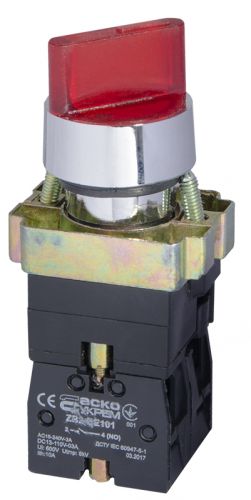 Кнопка поворотная АсКо XB2-BK2465(с подсветкой) (A0140010067) - фото 1