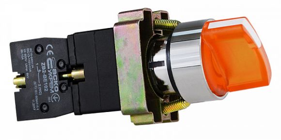 Кнопка поворотная АсКо XB2-BK2565 (с подсветкой) (A0140010081) - фото 2
