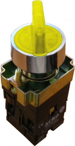 Кнопка поворотная АсКо XB2-BK2565 (с подсветкой) (A0140010081) - фото 1