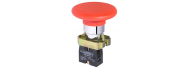 Кнопка &quot;Стоп&quot; АсКо XB2-BR42 (грибок) (A0140010015) - фото 1