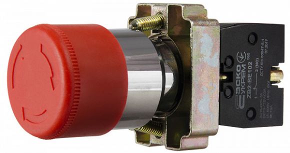 Кнопка безпеки АсКо XB2-BS442 (повернення поворотом) - фото 3