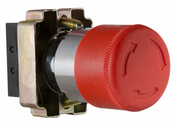 Кнопка безпеки АсКо XB2-BS442 (повернення поворотом) - фото 2