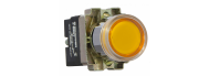 Кнопка с подсветкой АсКо XB2-BW3571 желтая (A0140010053) - фото 2
