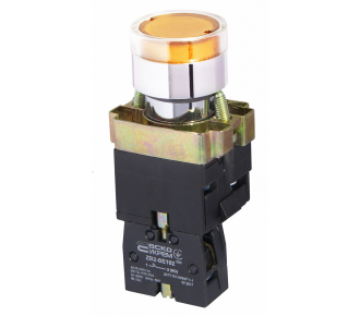 Кнопка с подсветкой АсКо XB2-BW3571 желтая (A0140010053)