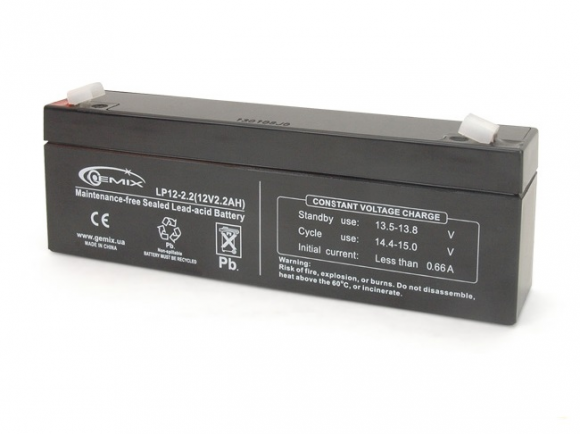 Акумуляторна батарея Gemix LP12-2.2 - фото 1