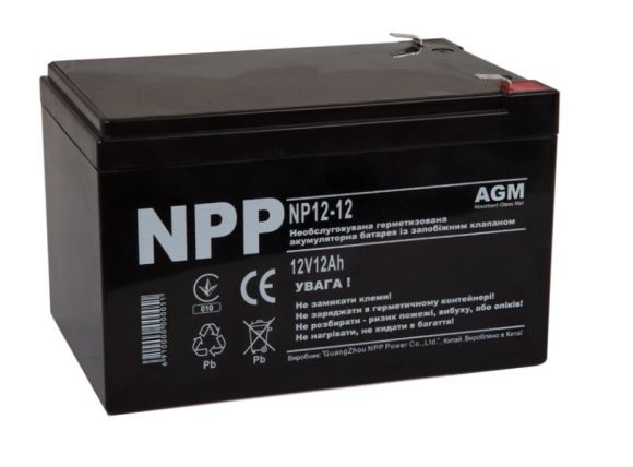 Аккумуляторная батарея NPP NP12-12 - фото 1