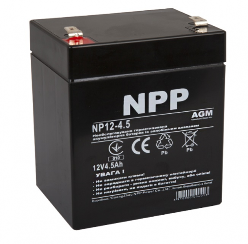 Аккумуляторная батарея NPP NP12-4.5 - фото 1