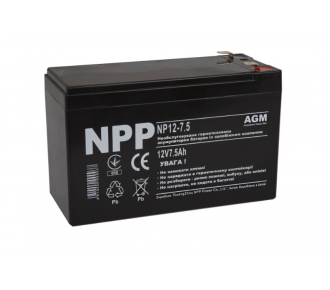 Акумуляторна батарея NPP NP12-7.5