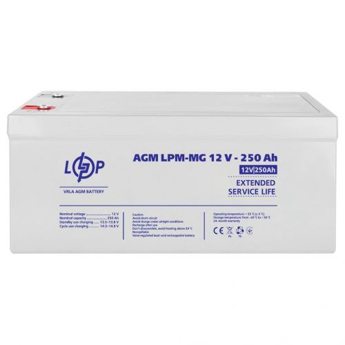 Акумуляторна батарея LogicPower LPM-MG 12 - 250 AH - фото 3