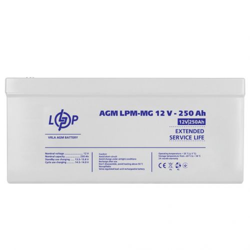 Акумуляторна батарея LogicPower LPM-MG 12 - 250 AH - фото 1