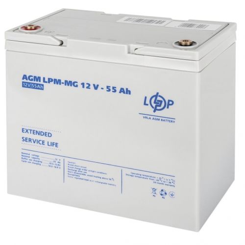 Аккумуляторная батарея  LogicPower  LPM-MG 12 - 55 AH - фото 3