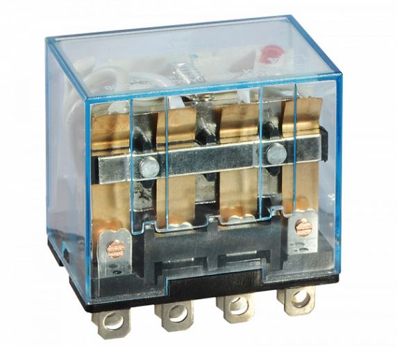 Реле промежуточное АсКо LY4 10А АС-24В IP40 (A0090070005) - фото 1