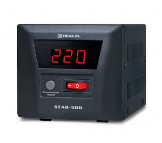 Стабілізатор напруги REAL-EL STAB-500