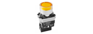 Кнопка ИЭК LAY5-BW3561 с подсветкой желтый 1з (BBT50-BW-K05) - фото 1