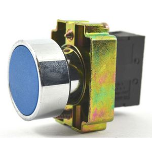Кнопка ИЭК LAY5-BA61 без подсветки синяя 1з (BBT60-BA-K07) - фото 1