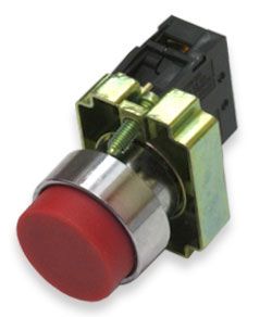 Кнопка ИЭК LAY5-BL42 без подсветки красная 1р (BBT71-BL-K04) - фото 1