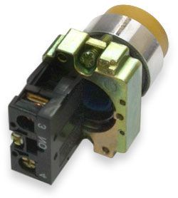 Кнопка ИЭК LAY5-BL51 без подсветки желтая 1з (BBT71-BL-K05) - фото 2