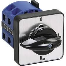 Переключатель кулачковый ИЭК ПКП25-44/O 25А &quot;Uc-O-Ua-Ub&quot; 4Р/400В (BCS14-025-4) - фото 1