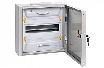Корпус металлический ИЭК ЩРн-12з-1 74 IP54 UNIVERSAL (MKM11-N-12-54-Z-U) - фото 1