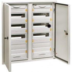 Корпус металлический ИЭК ЩРв-2х48з-1 36 IP31 UNIVERSAL (MKM12-V-2X48-31-Z-U) - фото 1