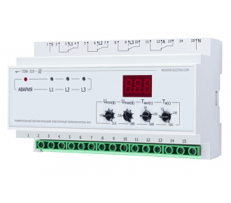Электронный переключатель фаз Новатек ПЭФ-319
