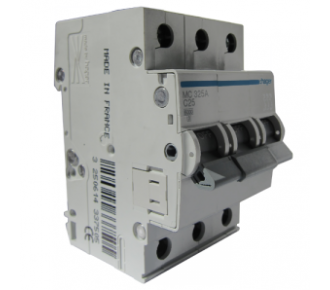 Автоматический выключатель Hager 16А, 3п, С, 6 kA, 3м (MC316A)