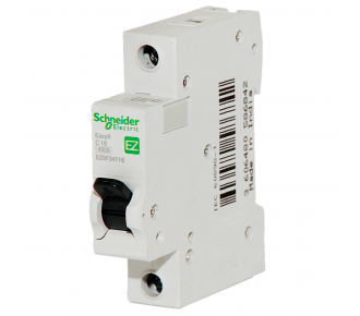 Автоматический выключатель Schneider Electric Easy9 1P 16A хар-ка C 4,5кА EZ9F34116