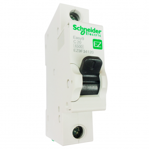 Автоматичний вимикач Schneider Electric Easy9 1P 20A хар-ка C 4,5кА EZ9F34120 - фото 1