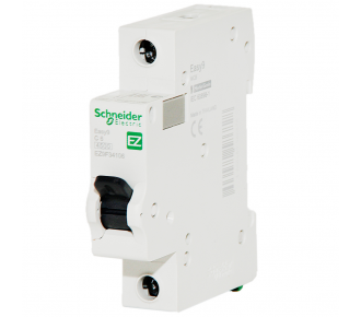 Автоматичний вимикач Schneider Electric Easy9 1P 6A хар-ка C 4,5кА EZ9F34106