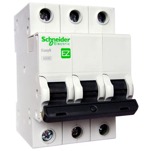 Автоматичний вимикач Schneider Electric Easy9 3P 6A хар-ка C 4,5кА EZ9F34306 - фото 1