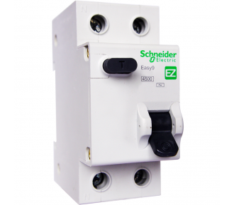 Дифференциальный автомат Schneider Electric Easy9 1P+N 10А 30мА тип AC (х-ка С) EZ9D34610