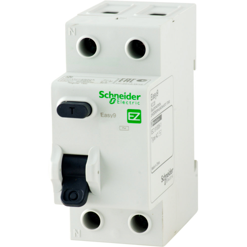 Дифференциальное реле Schneider Electric Easy9 2P 40А 100мА тип A EZ9R74240 - фото 1