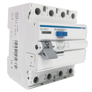 Дифференциальное реле Hager CD441J (тип АC) - фото 1