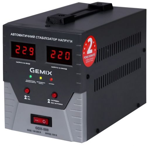Стабилизатор напряжения Gemix GDX-500 (07500013) - фото 1