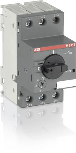 Автоматический выключатель защиты двигателя ABB MS116-1.0 (1SAM250000R1005) - фото 1