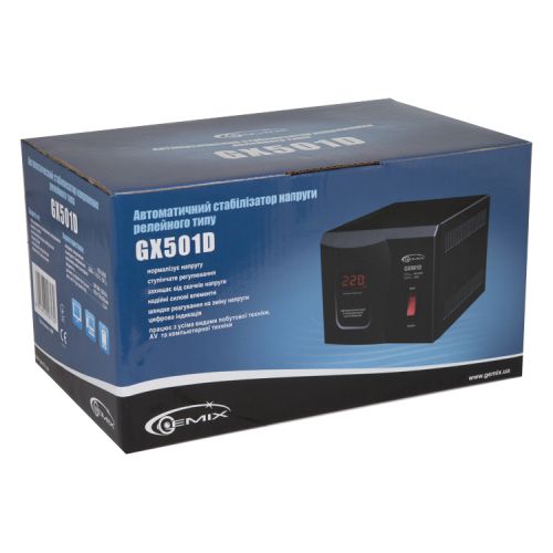 Стабилизатор напряжения Gemix GX-501D (07500015) - фото 3